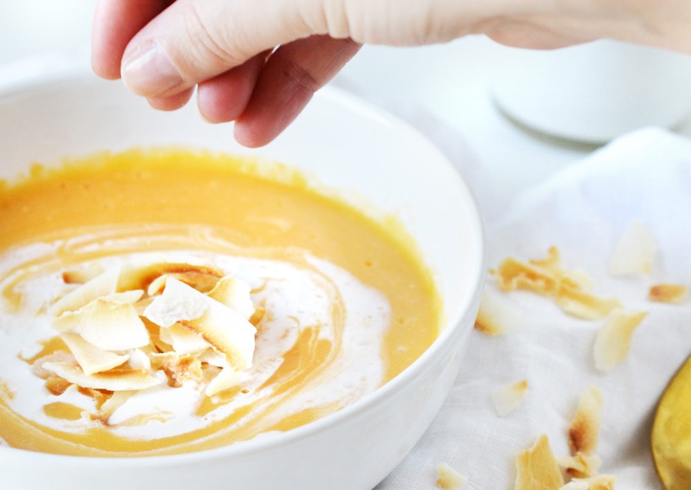 velouté patate douce coco